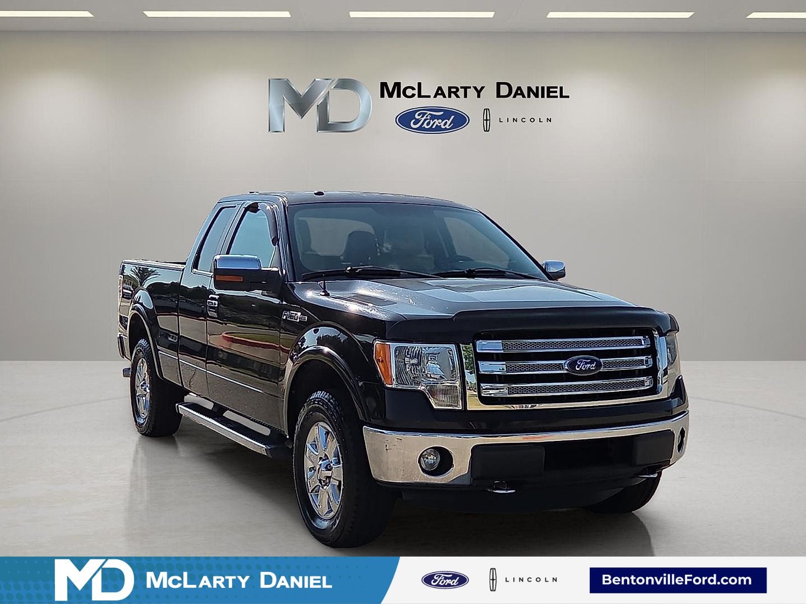 2013 Ford F-150 Lariat in Kodiak Brown Metallic — front three-quarter view