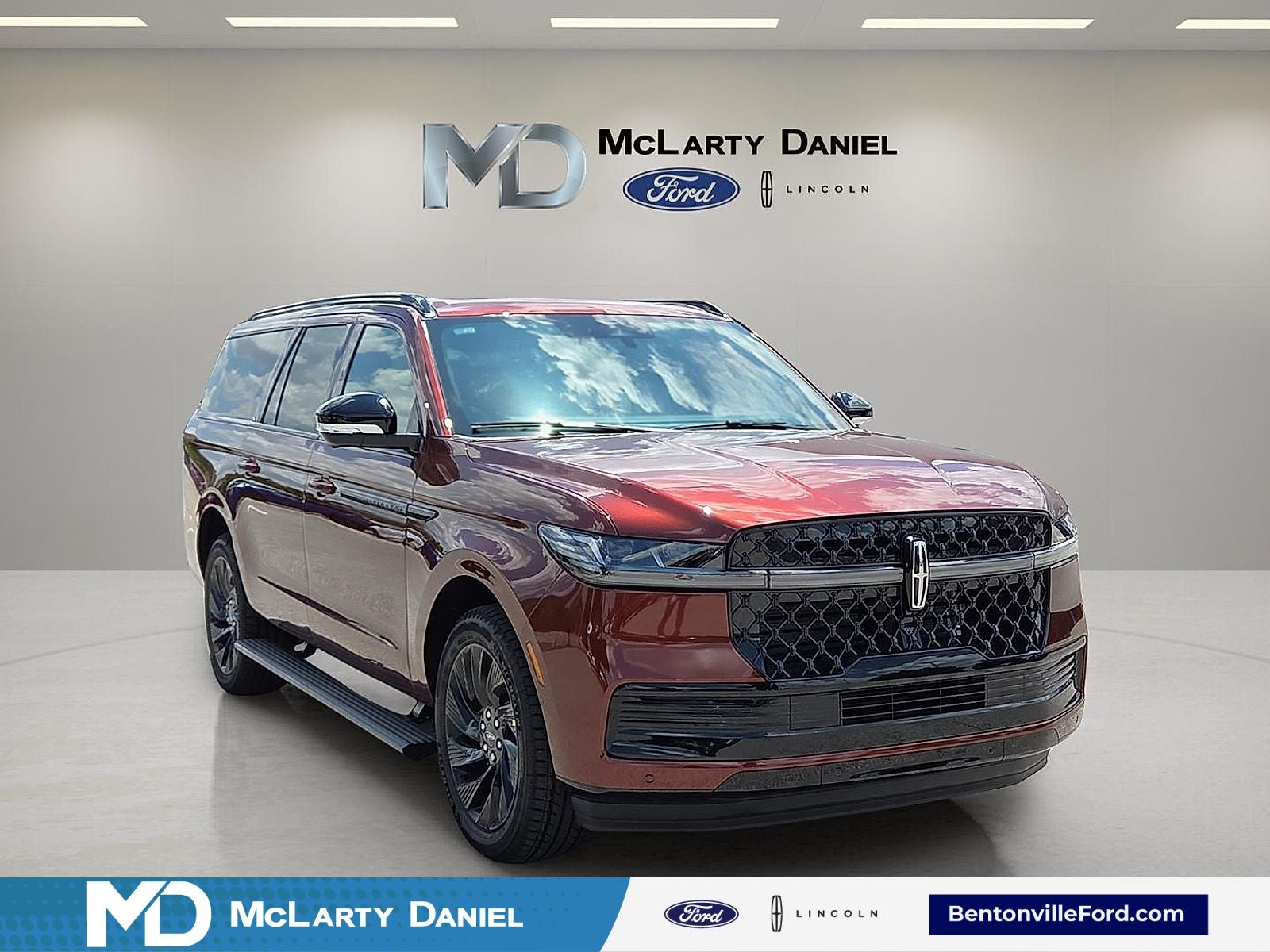 2027 Lincoln Navigator L Reserve in Bronze — front three-quarter view