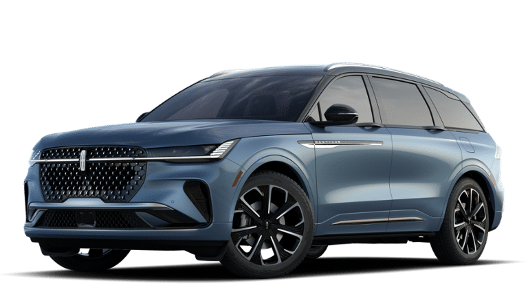 2026 Lincoln Nautilus Reserve in Whisper Blue Metallic Clearcoat — front three-quarter view