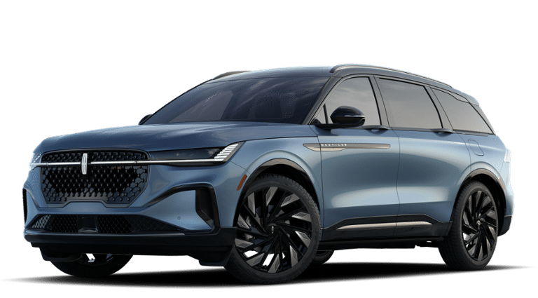 2026 Lincoln Nautilus Reserve in Whisper Blue Metallic Clearcoat — front three-quarter view